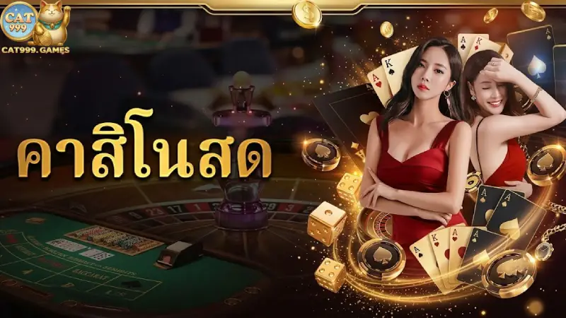 คาสิโน CAT999 คาสิโนสดอันดับ 1 ระบบเสถียร ฝากถอนไว 24 ชม.
