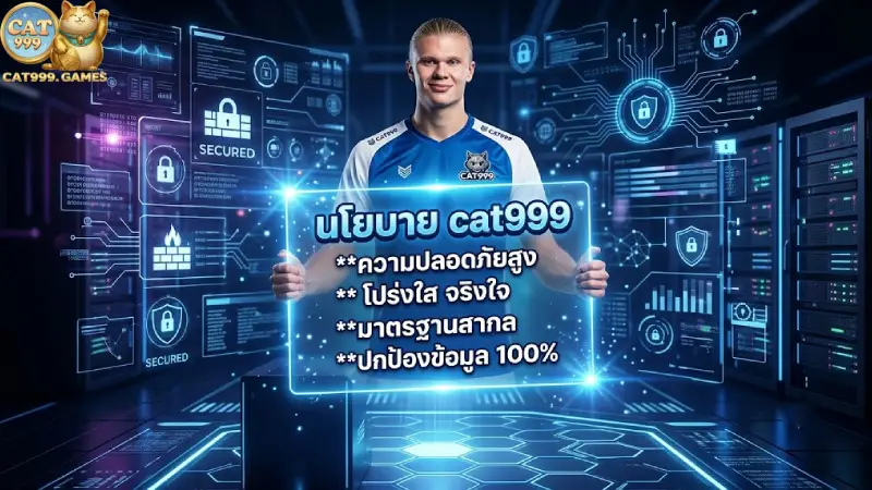 นโยบาย cat999 ข้อตกลงและระบบความปลอดภัยที่มั่นคง 100%