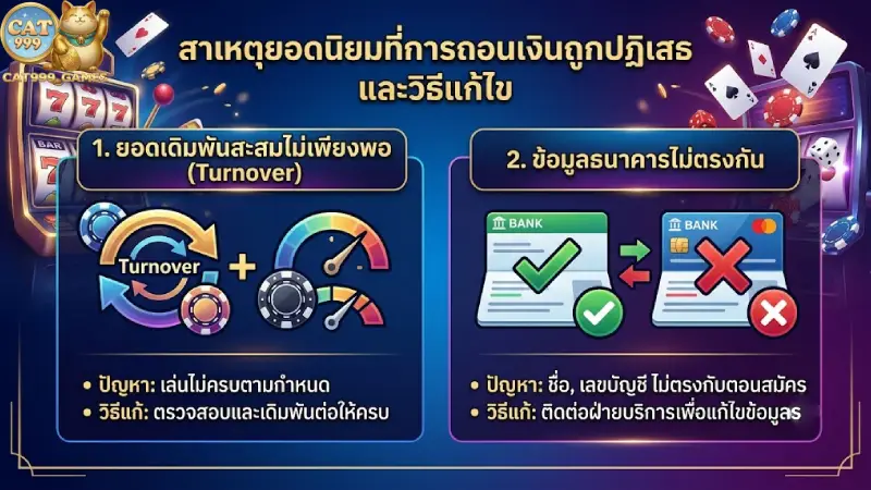 สาเหตุยอดนิยมที่ทำให้ระบบปฏิเสธคำขอและวิธีแก้ไข