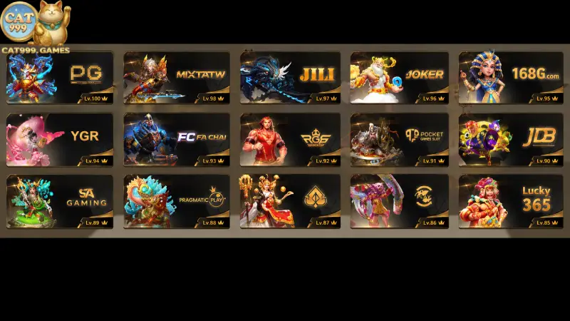 แนะนำค่ายเกมสล็อตระดับโลกที่เปิดให้บริการบนแพลตฟอร์มของเรา CAT999